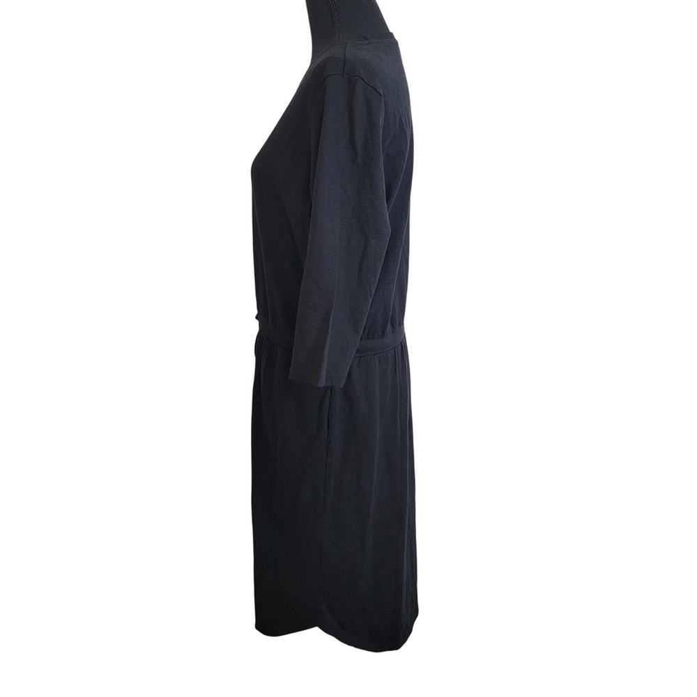 Pact Organic Cotton Relaxed Slub Weekend T-shirt Dress Vacation Casual Medium - Picture 3 of 14